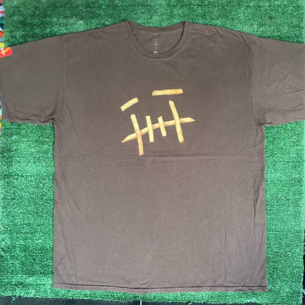 Cactus Jack McDonald's Fry Shirt Travis Scott Hype Logo Tee